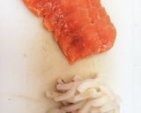 簡単!イカと鮭の味噌マヨ炒め作り方2写真