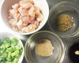 みじん切り鶏胸肉とネギの唐揚げ！作り方1写真
