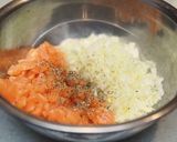 【簡単おもてなし】サーモンの焼きタルタル作り方2写真
