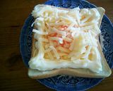ナイフとフォークで食べるトースト作り方4写真