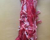 牛肉の甘辛炒め作り方1写真