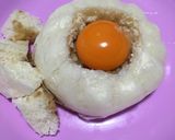 簡単トロッと月見肉まん作り方1写真