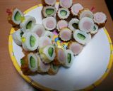 お弁当/遠足/キャラ弁/2016/覚え書作り方2写真
