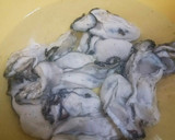 ひな祭り♪白だしDE簡単牡蠣のお吸い物♪作り方1写真