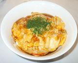天津飯の簡単あんかけ甘酢あん♪卵カニカマ作り方9写真