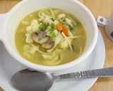 カリフラワーのスープパスタ作り方4写真