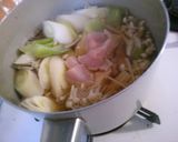 簡単♪鶏むね肉と長ネギ きのこのお吸い物作り方6写真