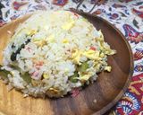塩っけがたまらない！野沢菜チャーハン♡作り方6写真