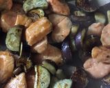 鮭と茄子の中華炒め作り方7写真