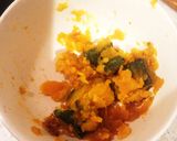 簡単2分!カボチャ煮リメイク☆コロッケ作り方1写真