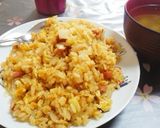 スパムは冷凍→ヘルシーチャーハンに変身♪作り方4写真