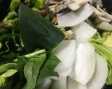 野菜どっさりウマ辛スープ作り方2写真