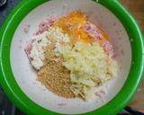 ふっくらヘルシー✿チキンナッツハンバーグ作り方3写真