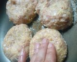 ふっくらヘルシー✿チキンナッツハンバーグ作り方5写真