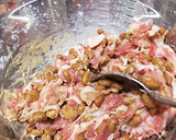 納豆と豚肉のちぎり揚げ作り方2写真