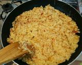 お昼にささっと、チーズ鮭チャーハン作り方5写真