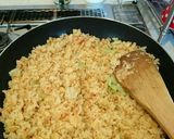 お昼にささっと、チーズ鮭チャーハン作り方7写真