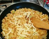 お昼にささっと、チーズ鮭チャーハン作り方8写真