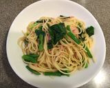 超簡単!一人ランチのツナほうれん草パスタ作り方10写真