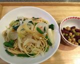 超簡単!一人ランチのツナほうれん草パスタ作り方11写真