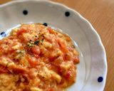 簡単！トマトと卵の炒め物作り方7写真