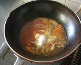 簡単ココナツ＆トマトのスープパスタ　作り方1写真