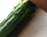 ♡叩き長芋&きゅうりのワサビぽん酢和え♡作り方1写真
