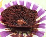 卵白消費 トリュフ入りチョコカップケーキ作り方7写真
