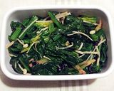 混ぜるだけ☆ほうれん草とえのきの海苔和え作り方3写真
