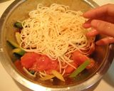 しょう油が隠し味♪トマトの冷製パスタ作り方8写真