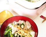 BRUNOでアツアツ鍋焼きうどん作り方6写真