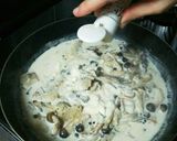 あっつ熱！餅入り蕪とキノコと鮭グラタン！作り方3写真