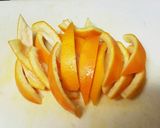 高級 金箔オランジェット作り方1写真