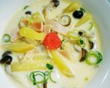 ＊たらこ☆豆乳スープ＊作り方5写真