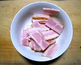 大根葉と舞茸のベーコン炒め作り方2写真