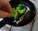 最速のブロッコリーのオイマヨ炒め作り方3写真