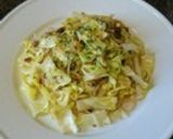 春キャベツとアンチョビのスパゲティ作り方11写真