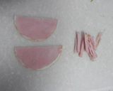 簡単★ひな祭りのデコスティックおにぎり作り方2写真