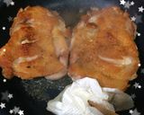 パリっチキンステーキ♡オニオンソース添え作り方5写真
