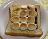 マシュマロチョコトースト作り方4写真