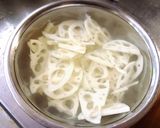 レンコンのきんぴら ゴマ山椒風味作り方1写真