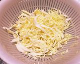 キャベツの巣ごもり 朝ごはん作り方1写真