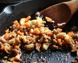 香味ペーストで豚そぼろきのこ丼作り方3写真