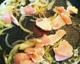 ささみ肉と水菜のクリームパスタ作り方5写真