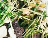 ささみ肉と水菜のクリームパスタ作り方6写真