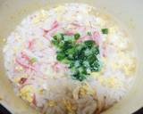 カニカマで高級料理店の味☆カニ雑炊！作り方5写真