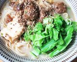 ふわトロ麻婆豆腐と鶏団子でラーメン！作り方4写真