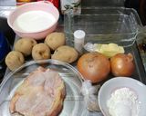☆チキン&ぽてとグラタン☆作り方1写真