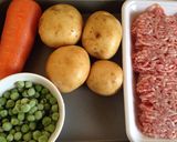 豚ひき肉で美味しい♡*ホクホク肉じゃが作り方1写真