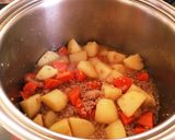 豚ひき肉で美味しい♡*ホクホク肉じゃが作り方5写真